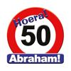 Verkeersbord 50 jaar Abraham