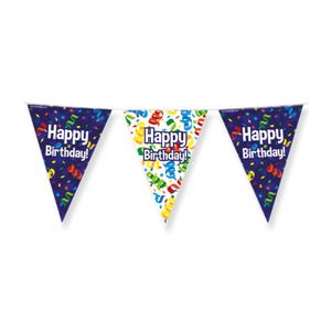 Partyvlaggen Happy Birthday!
