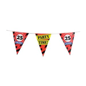 Party vlaggen 25 jaar 